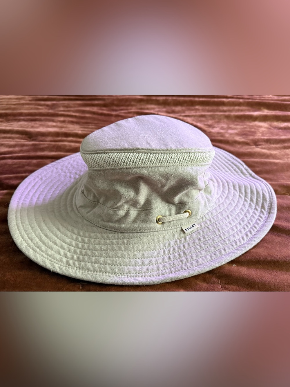 Tilley Women's Wide Brim Sun Hat in Light Beige